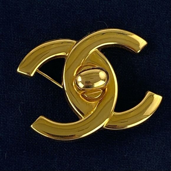 CHANEL Accessories - *SOLD* Authentic CHANEL Turnlock Brooch